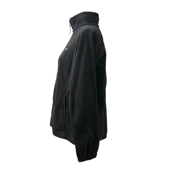 Columbia Womens Black Full-Zip Fleece JacketXL Lightweight Warm Sweater - Picture 2 of 12